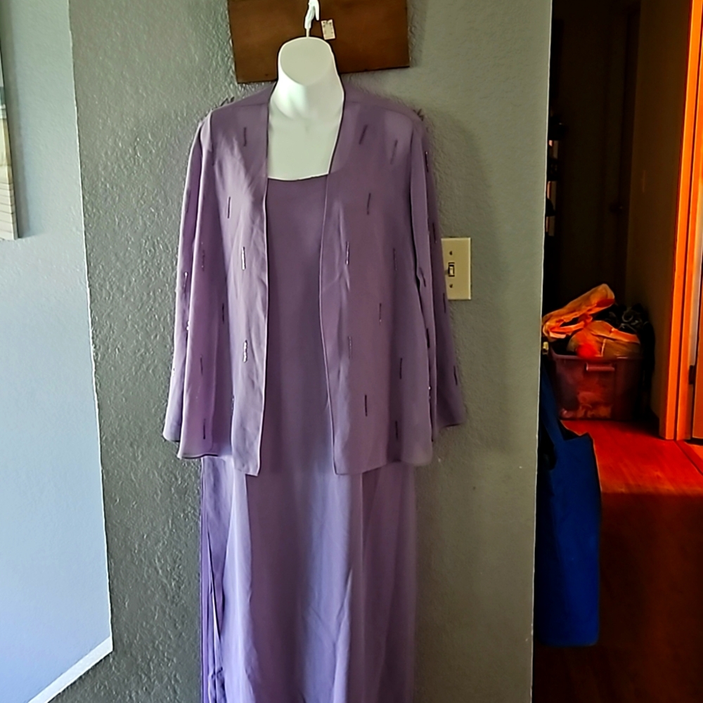 NEW WITHOUT TAGS SIZE 10 Stacey Michelle 2 PC formal , MOB